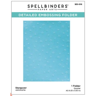 Spellbinders Embossing Folder : stargazer