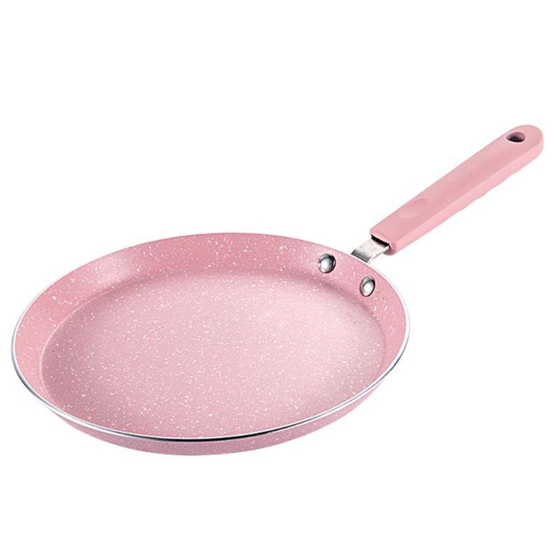 Flat Bottom Pan Pink NonStick Pot for Gas Stoves and Cooker Use Mini