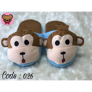 🌟รองเท้า Slippers หัวตุ๊กตา(No.026)🌟#มีบริการเก็บเงินปลายทาง