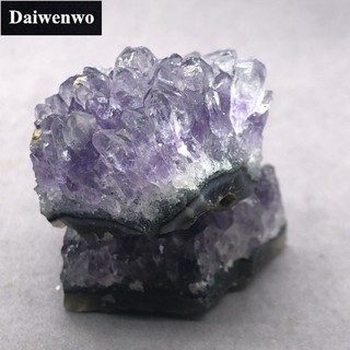 Amethyst Cluster หินธรรมชาติดิบ 100% สําหรับตกแต่งห้องทํางาน DIY