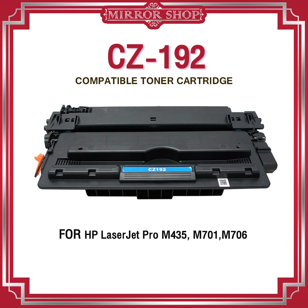 MIRROR หมึกเทียบเท่า Z192A HP Z192/Z192/CZ192A/93A/92A Toner For Printer HP Laserjet  Pro MFP M435nw