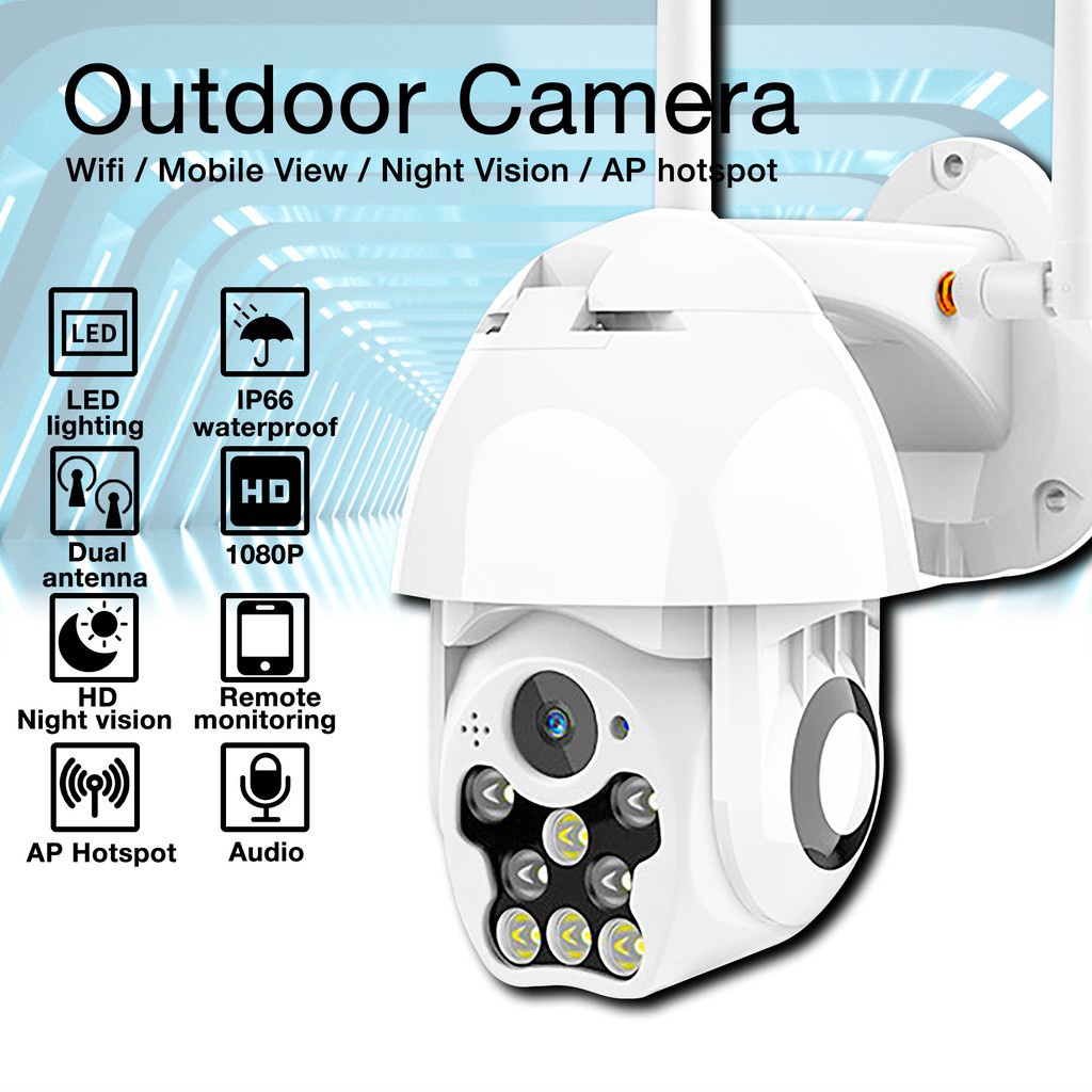 V380 Pro CCTV camera outdoor cctv With LED light cctv camera Outdoor 1080p HD Night vision Y7-8