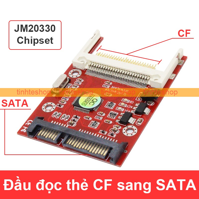 เครื่องอ่านการ์ด CF แปลงเป็น SATA - CF Card Reader กล้องการ์ดกล้องอุตสาหกรรมเป็น SATA สําหรับแล็ปท็อ