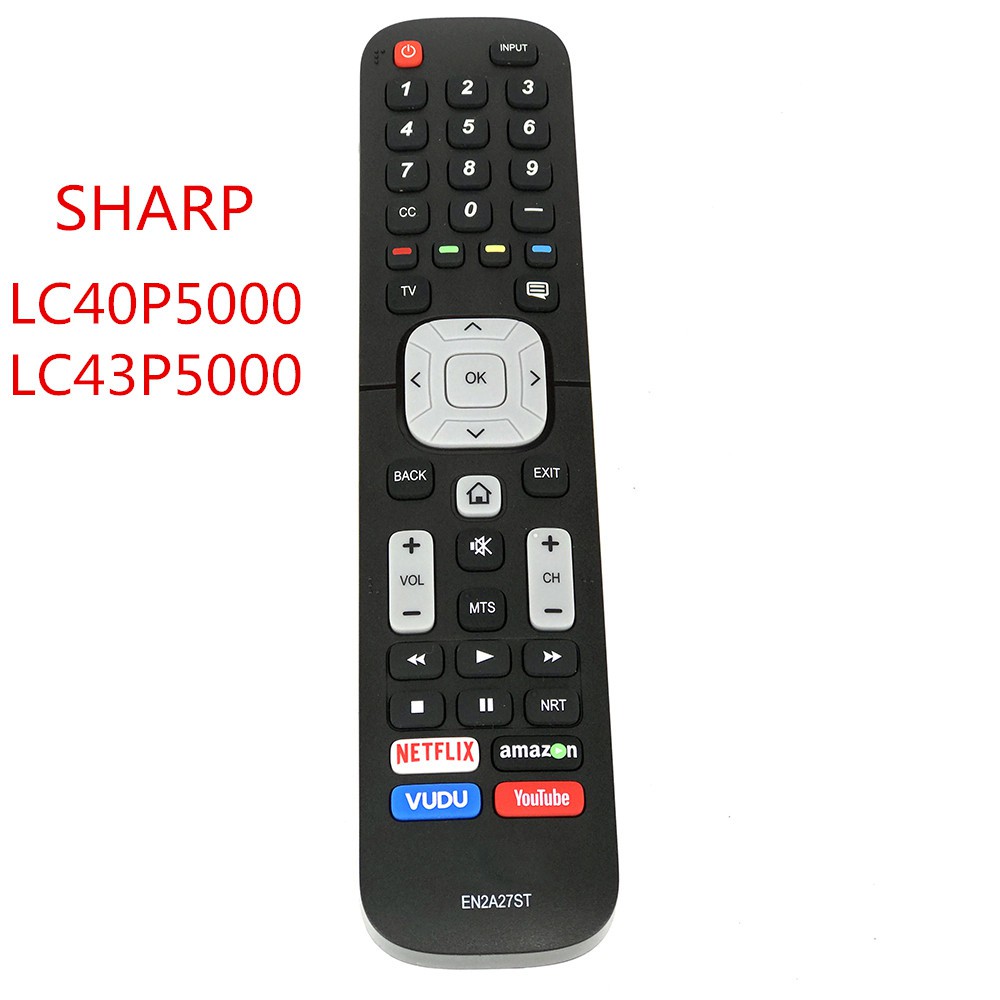 SHARP ใหม่ EN2A27ST รีโมทคอนโทรลสําหรับทีวีสําหรับ N6200U LC40P5000 LC43P5000 Fernbedienung
