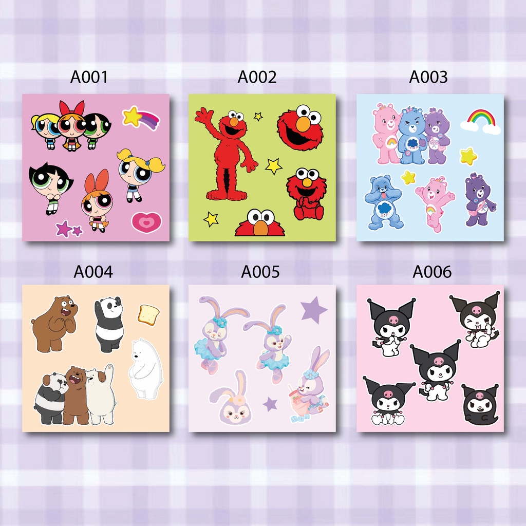 Mini stickers ไดคัทแล้ว