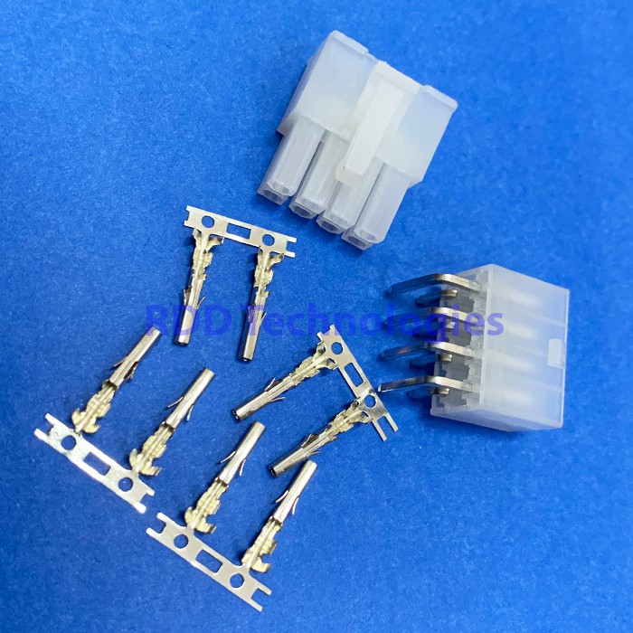 ขั้วต่อ Molex 5557 2x4 Pin หนึ่งชุด