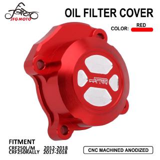 JFG moto Filter Cover for Honda CRF250L CRF250M 2012-2018
CRF250RALLY 2017-2018 CNC Red Oil