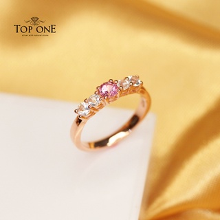 Top1Jewelry แหวนพลอย Pink Tourmaline เงินแท้