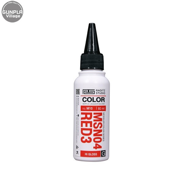 Raditz Studio RS M10 MSN04 Red 3 Type G 60 ml (MS Color Series) RSM10RG60 8858878700108 (สี)
