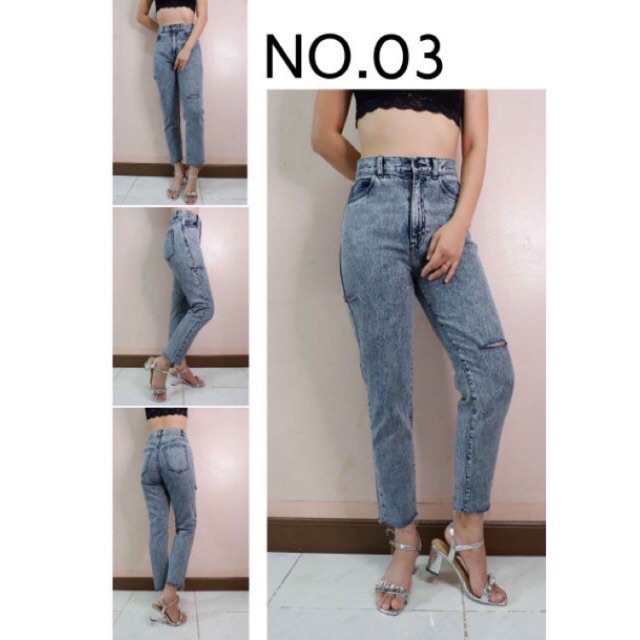 กางเกง​ยีนส์​ทรงบอย​ แบรนด์​ส่งออก​เยอรมัน​Dr.denim :  MUDDY​ BLUE