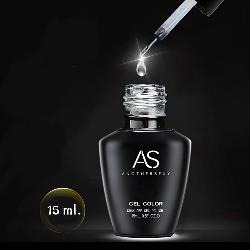 ✨BaseCoat / TopCoat / Mattop / ทอปหนา 3D / ทอปแก้ว ✨ Top Coat เคลือบเล็บเงา ทอปโคท เบสโคท AS 15ml.