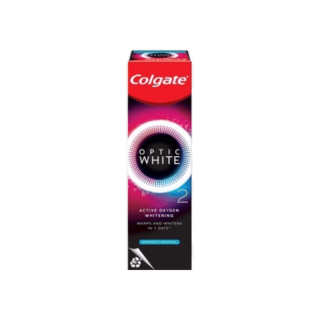คอลเกต ยาสีฟัน อ๊อพติค ไวท์ โอทู อะโรมาติก เมนทอล 85 กรัม มิติใหม่ของยาสีฟันสูตรฟันขาว Colgate Optic White O2 Aromatic Menthol 85g.(ยาสีฟันฟันขาว, Toothpaste, Whitening Toothpaste)