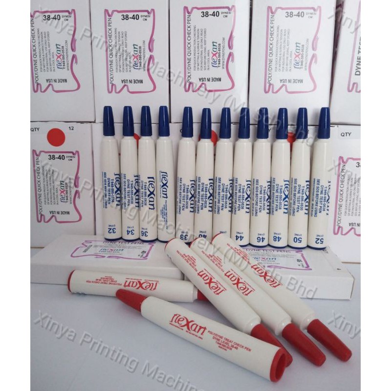 Flexart Poly/Dyne Treat Quick Check Pen (38-44 Dyne)- จาก USA สําหรับการทดสอบความตึงผิว