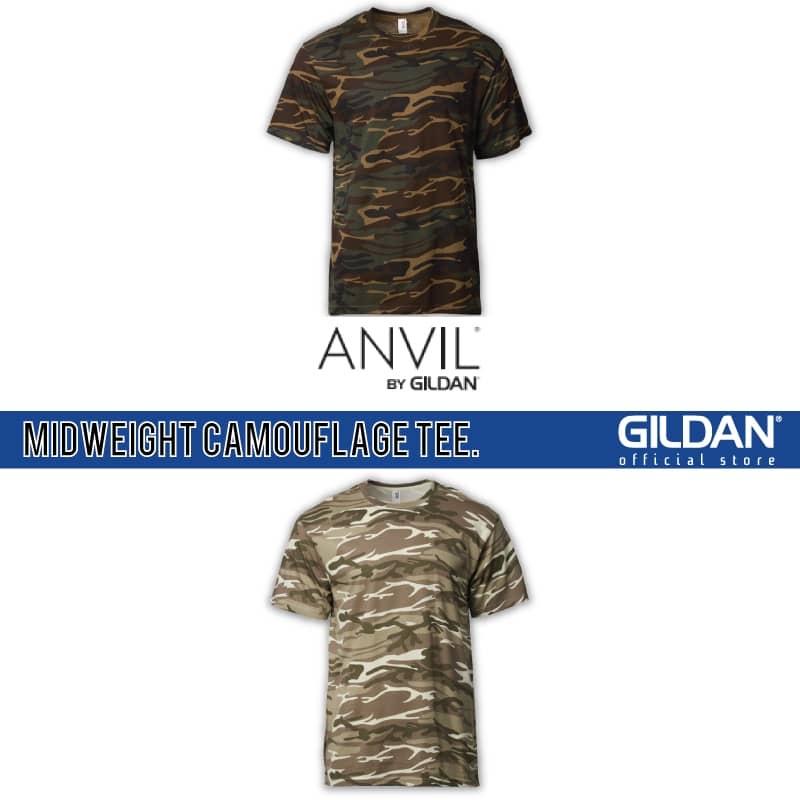 เสื้อยืดลายพรางมิดเวทสําหรับผู้ใหญ่อันวิล 939
