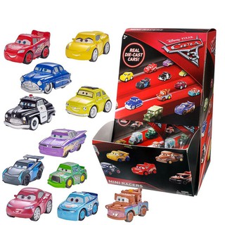 Disney Cars3 Die Cast Mini Racers Mystery 1 car รถคาร์ มินิ แบบสุ่ม 1 ชิ้น FBG74