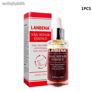 ✺☜🔥พร้อมส่ง🚀♞✒BYS LANBENA ซ่อมแซมเล็บ รักษาเชื้อราที่เล็บ 12 มล.111