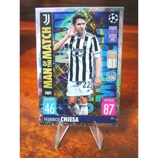 การ์ดฟุตบอล Match Attax 2021/22 UEFA Champions League (MAN OF THE MATCH)