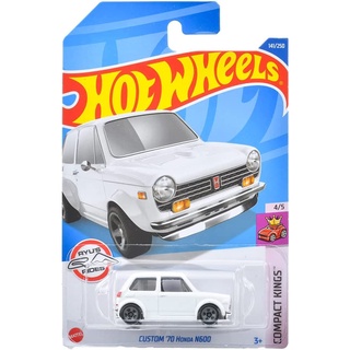 รถเหล็ก HOTWHEELS ของแท้ Custom 70 Honda N600 (White) (HW2022_#141)