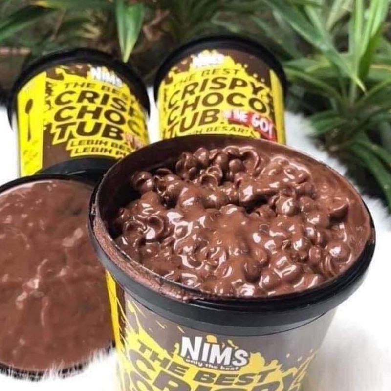 Nims Crispy Choco ช็อคโกแลตมาเลเซีย ขนม โกโก้เคลือบช็อคโกแลต โกโก้ครั้น โกโก้บอล หวาน หอม อร่อย อาหา
