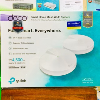 Deco M9 Plus(2-Pack) WiFi System AC2200 TP-Link