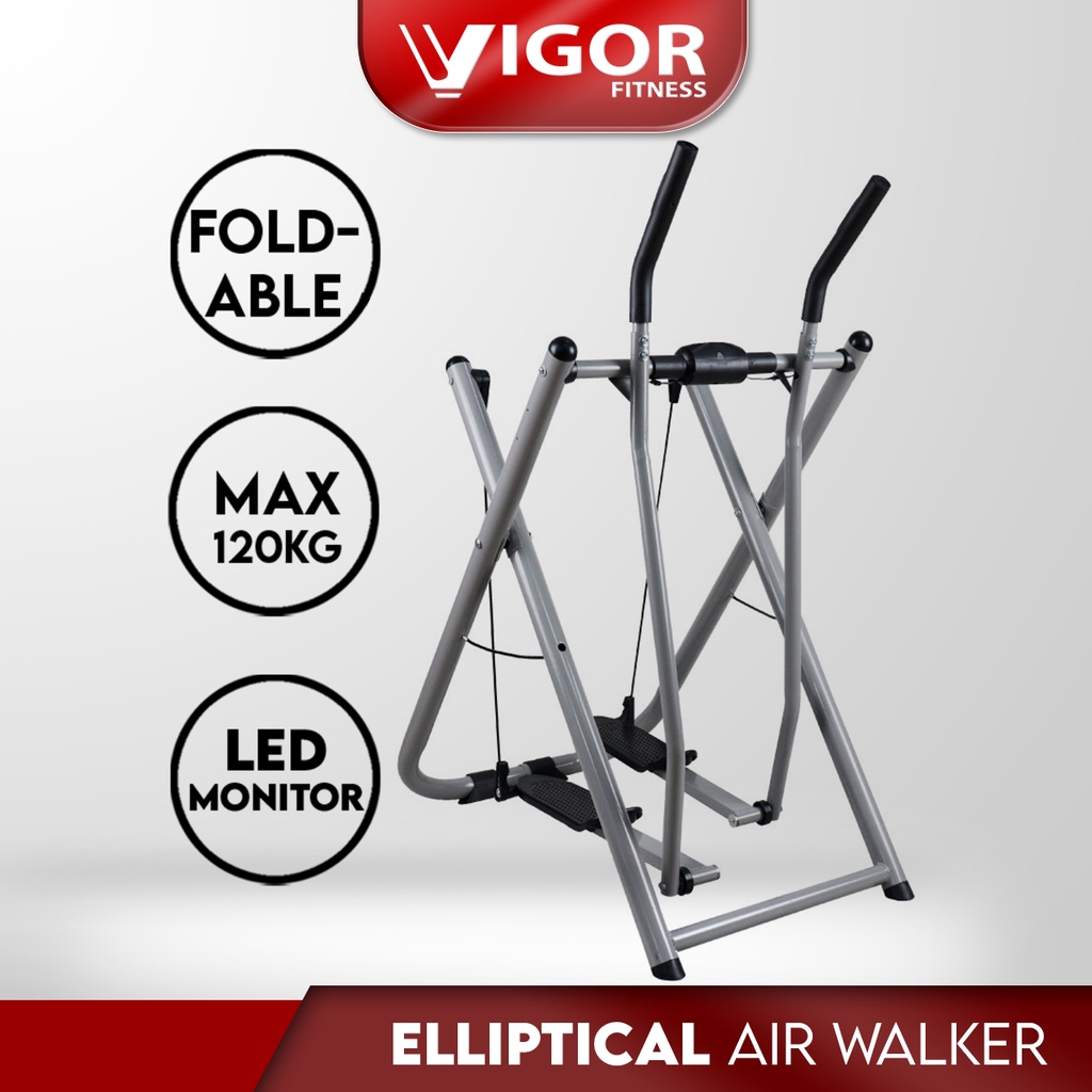 Vigor fitness air Walker elliptical glider machine with pedometer OAK6