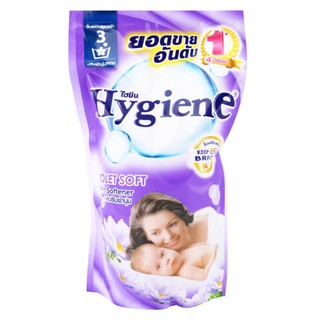 FABRIC SOFTENER REFILL HYGIENE 600ML VIOLET SOFT PACK3 รีฟิลน้ำยาปรับผ้านุ่ม ไฮยีน ไวโอเล็ต ซอฟท์ 600 มล. แพ็ค 3 น้ำยาปร