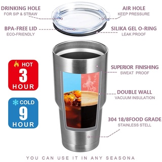 Stainless steel TUMBLER แก้วสแตนเลสเก็บความเย็น