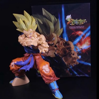 ใหม่ โมเดลฟิกเกอร์ PVC ดราก้อนบอล Z Son Goku Battle Damaged Version Super Saiyan ขนาด 15 ซม. ของขวัญ ของเล่นสําหรับเด็ก