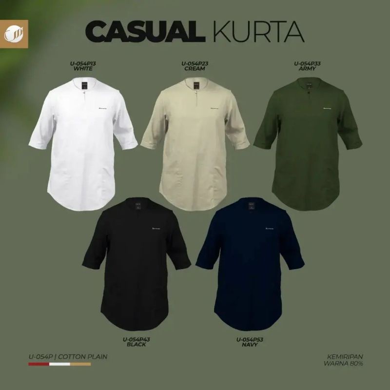 U054p CASUAL KURTA 3/4