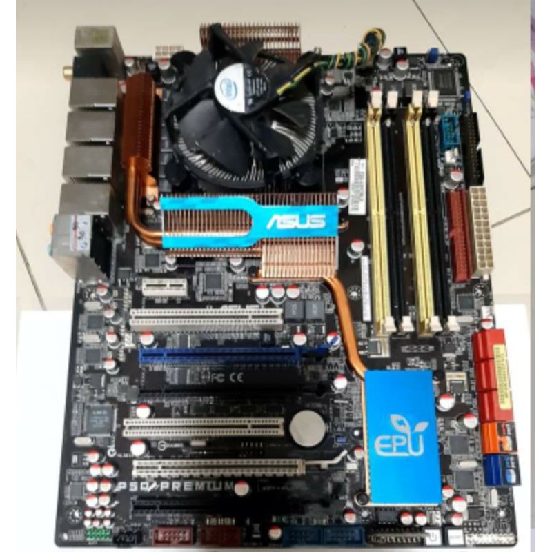 ASU P5Q Premium พร้อมcpu E4800 3.0ghz 6MB bus1333อ่านรายละเอียด มีของแถมอีก