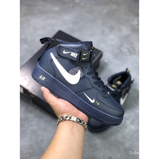 ■Nike Air Force 1 Mid 07 LV8 high-top รองเท้าผ้าใบลำลองสำหรับเล่นกีฬากลางแจ้งคู่ทุกคู่