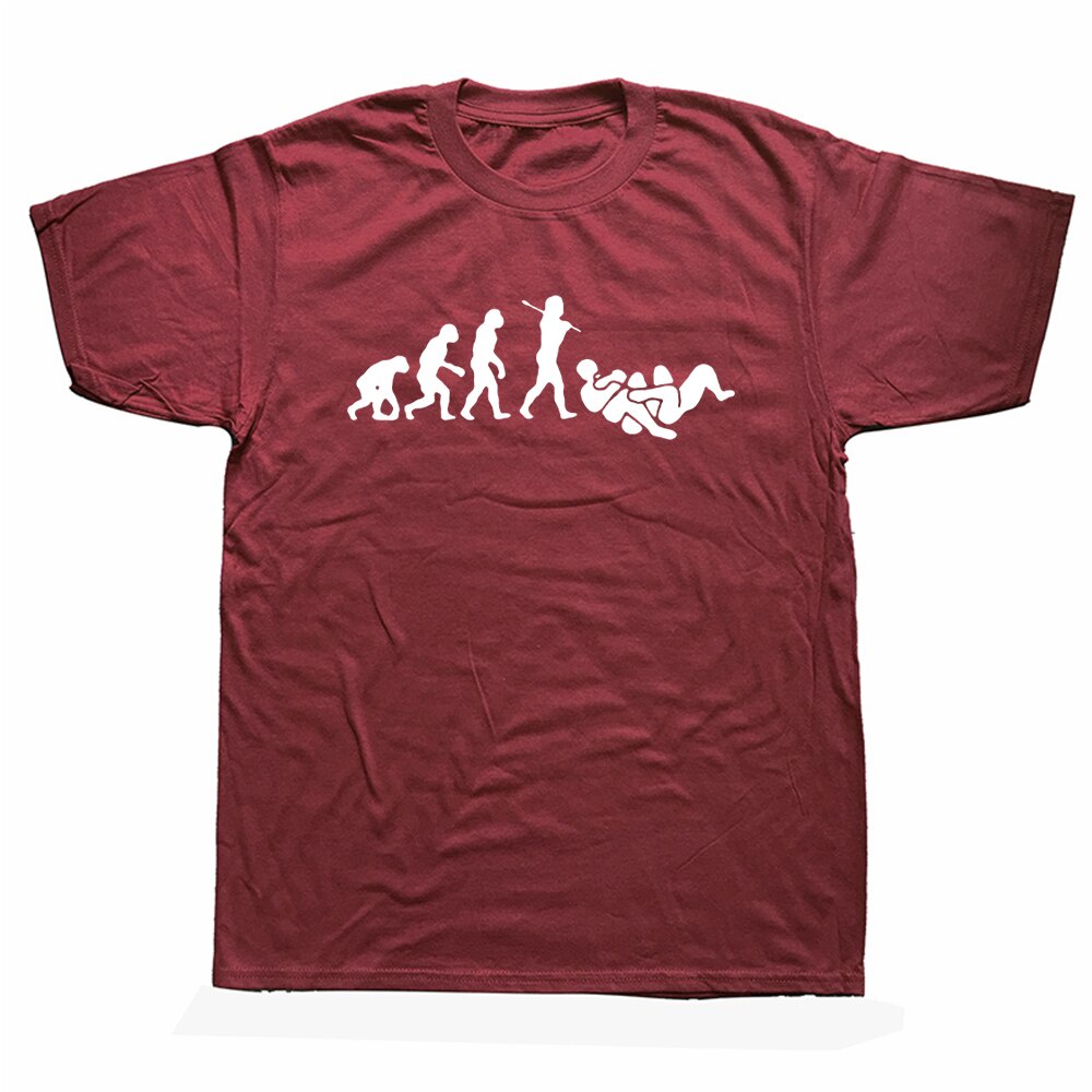 เสื้อ BJJ กราฟิก แขนสั้น O-คอ ผ้าฝ้าย เสื้อยืดแนว STREETWEAR HIP HOP แบบวินเทจ