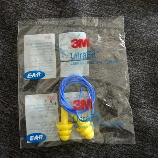 (พร้อมส่ง) ที่อุดหู 3M Ultra Fit สีเหลือง นำกลับมาใช่ใหม่ได้