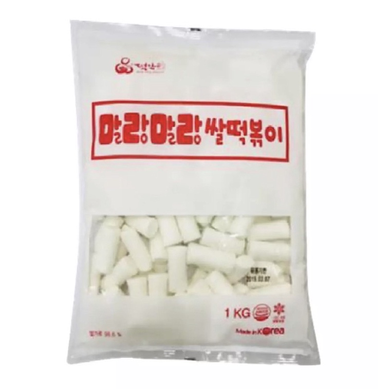แบบยกลัง Rice Tteokbokki แป้งต็อกบกกี 1 Kg*8 pack แถมกล่องโฟม ( 1 ลัง ต่อ 1 ออร์เดอร์ )