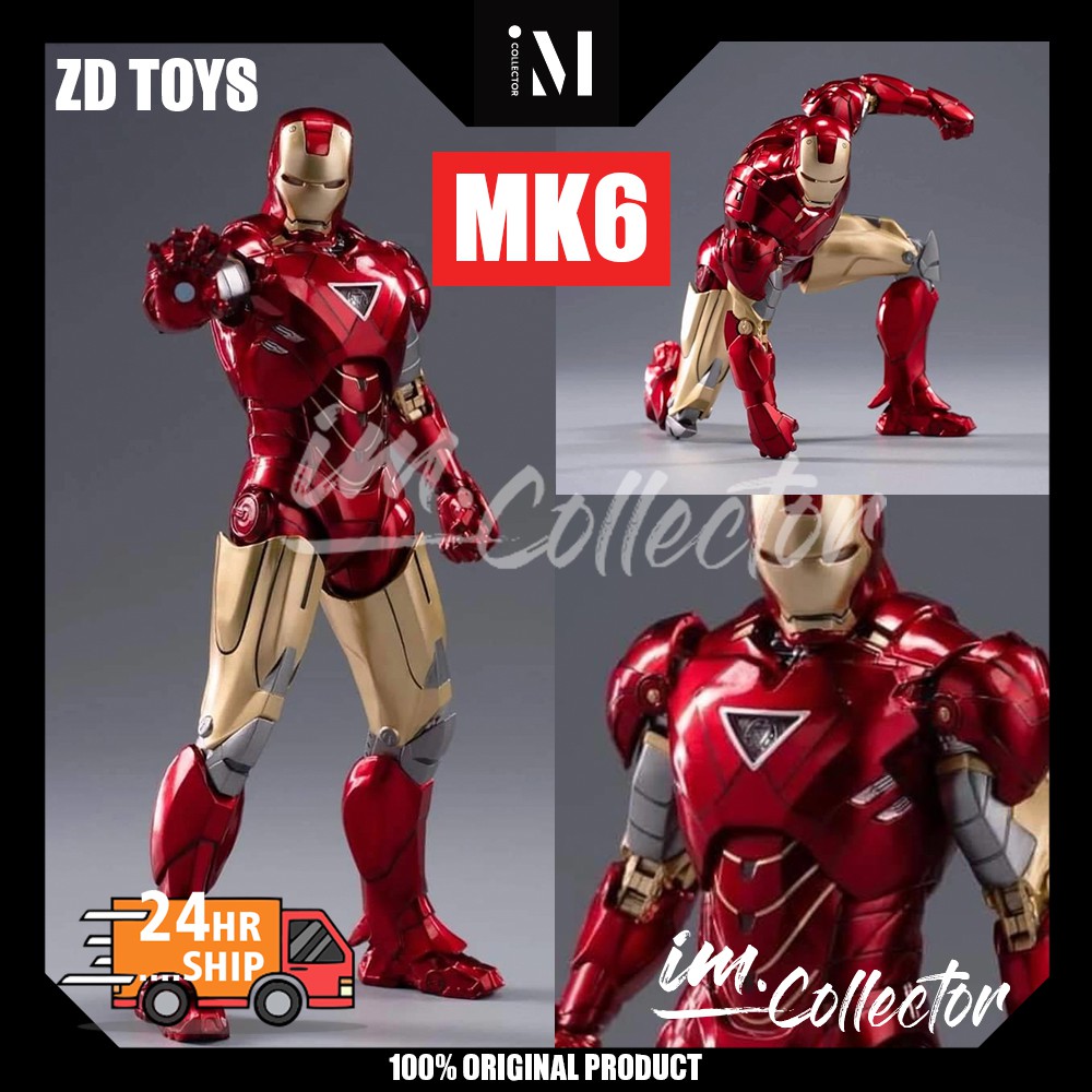 ????????????24HR Ship【ZD Toys】 Original Marvel IronMan MK2 MK4 MK46 MK85 MK3 Iron  Man MARK 2 Collectible Iron Man Action figure F | Shopee Thailand