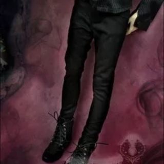 กางเกงขายาวผ้ายีนส์สีดำตุ๊กตา BJD MSD1/4