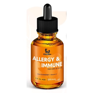 USA Allergy &amp; Immune อาหารเสริมภูมิสุนัข-แมว บำรุงฟื้นฟูผิวหนัง ขน (ผลิตอเมริกา) สารสกัดธรรมชาติ