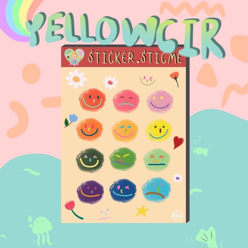 STICKER : Yellowcirr (PP & A6)