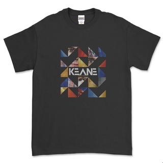 คอลูกเรือเสื้อยืดคอกลมKeane - เสื้อยืด ทรงสมมาตร ที่สมบูรณ์แบบผ้าฝ้ายแท้