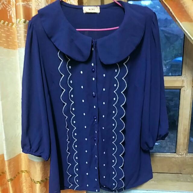 เสื้อชีฟอง ป้าย wiwi ไซร์M/L หญิง