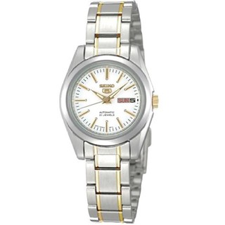 SEIKO 5 Automatic Ladiess Watch สายสแตนเลส 2 กษัตริย์ รุ่น SYMK19K1 - สีทอง / สีเงิน