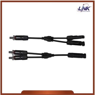 Link MC4 Y-Branch Cable , 2 to 1 w/Connector (Pair) 1500 V , TUV Standard SKU : CB-1014