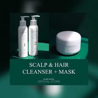 KARESHINE Scalp &amp; Hair Cleanser + Scalp &amp; Hair Mask - New Formula