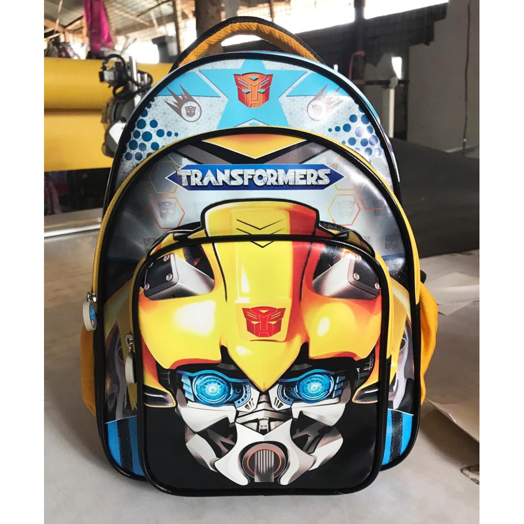 ใหม่ล่าสุด กระเป๋าเป้สะพายหลัง ลายซุปเปอร์ฮีโร่ Transformers G9B1 Sd 3d ขนาดเล็ก น่ารัก สไตล์เกาหลี 