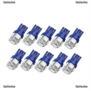 หลอดไฟรถยนต์ T 10 Blue 5050 5 Smd Led 194 168 W 5 W