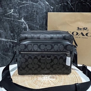 COACH WEST CAMERA BAG IN SIGNATURE (91485)