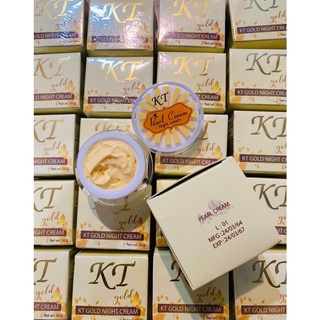 x12ครีมเคที โกลด์ โฉมใหม่ ไนท์ ครีม KT กลางคืน ของแท้ 100% ครีมKT KTครีม ครีมเคที Night Cream บ้านกระต่าย ครีมเคทีของแท้