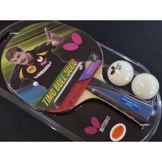 Butterfly TIMO BOLL 3000 FL แร็คเก็ตปิงปอง ปิงปอง แบบเขย่ามือ