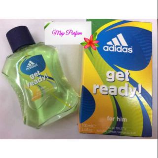 Adidas Get Ready Edt 100 ml. ( กล่องขาย ไม่ซีล )