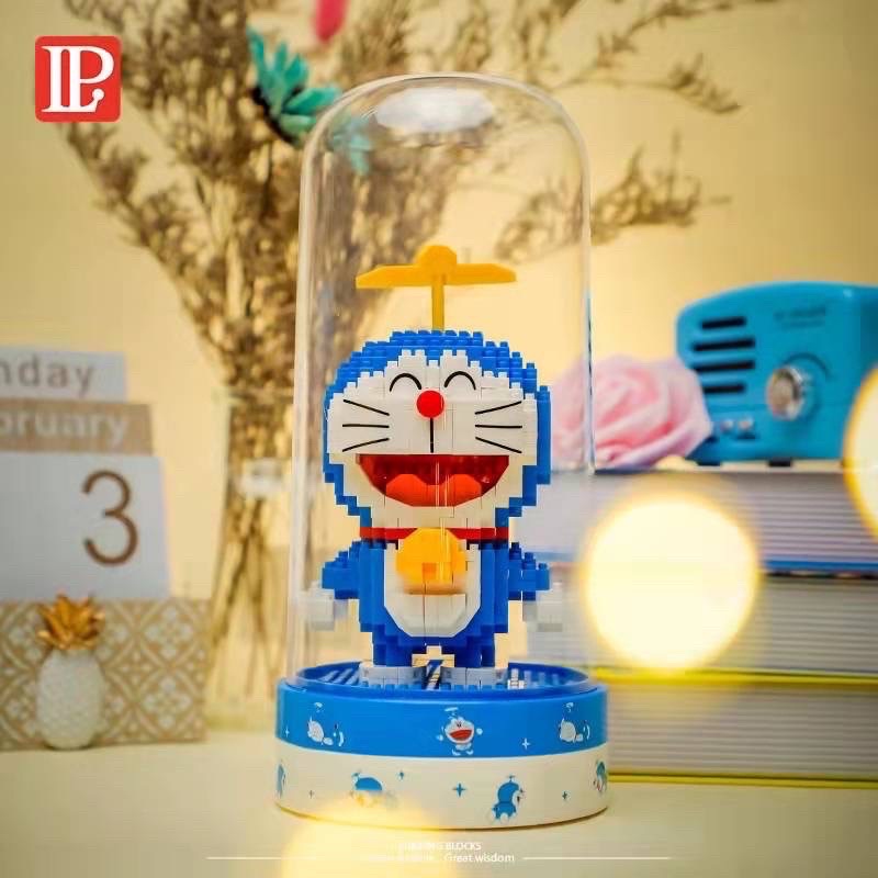 ตัวต่อ​ตัวต่อนาโน​ โดเรม่อ​น​พร้อมกล่องอะคริลิค LP​ no.210578